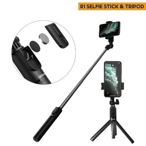 Selfie Stick Tripod, Compatible With All Cell Phones – Selfie Stick With Light
